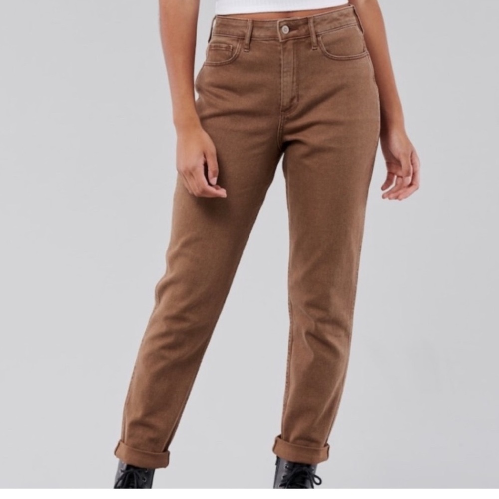 Hollister Women's High Rise Jeans - Tan